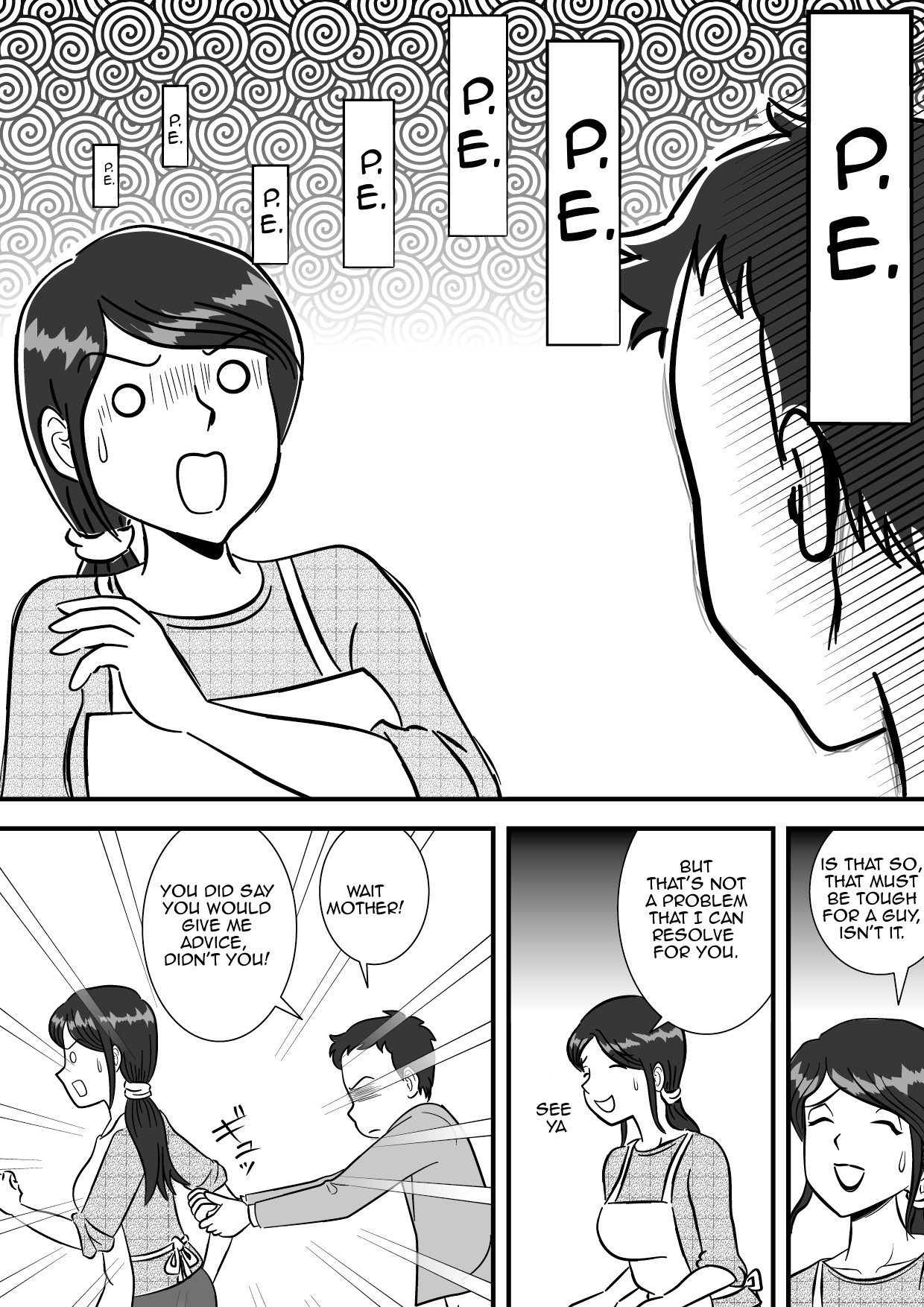 Hentai Manga Comic-Mother and her P.E. Son-Read-6